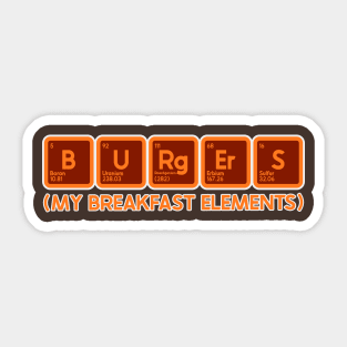 Periodic Burgers Sticker